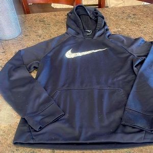 Nike XL bkack Youth pull over hoodie